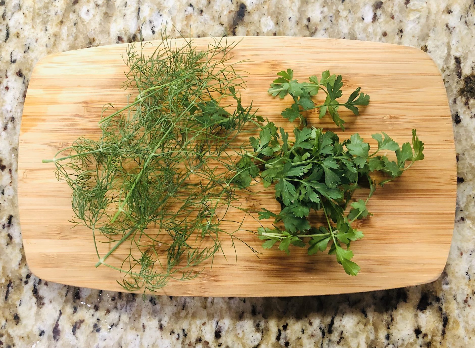 herbs for svekolnik cold beet soup