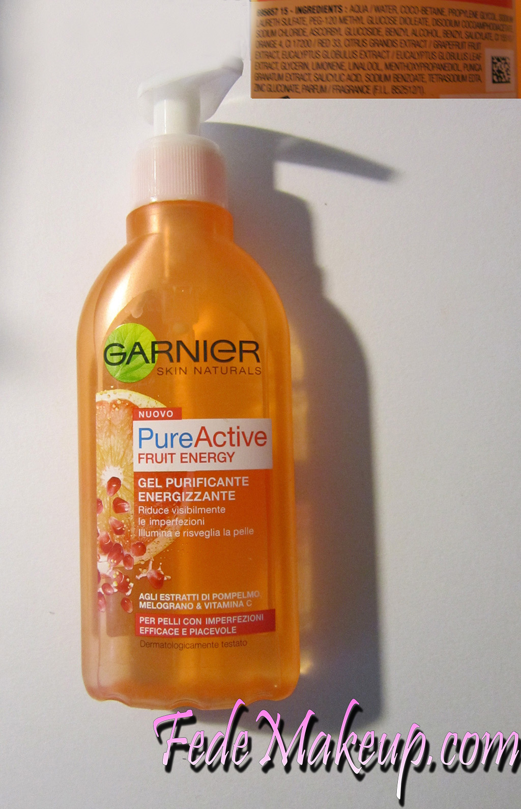 Review Garnier Pure Active Fruit Energy Gel Purificante Energizzante e