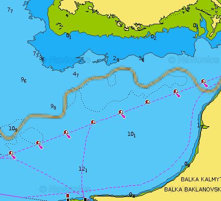 Карта осадков цимлянск