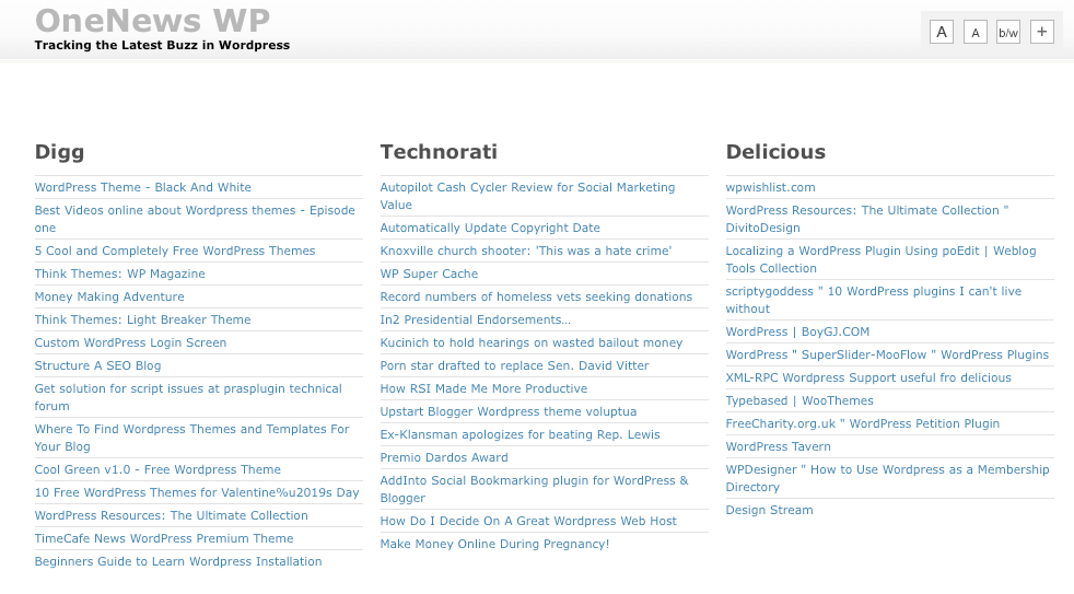 Check out the live demo of the plugin. WordPress RSS aggregator plugins - Feeder Knowledge Base