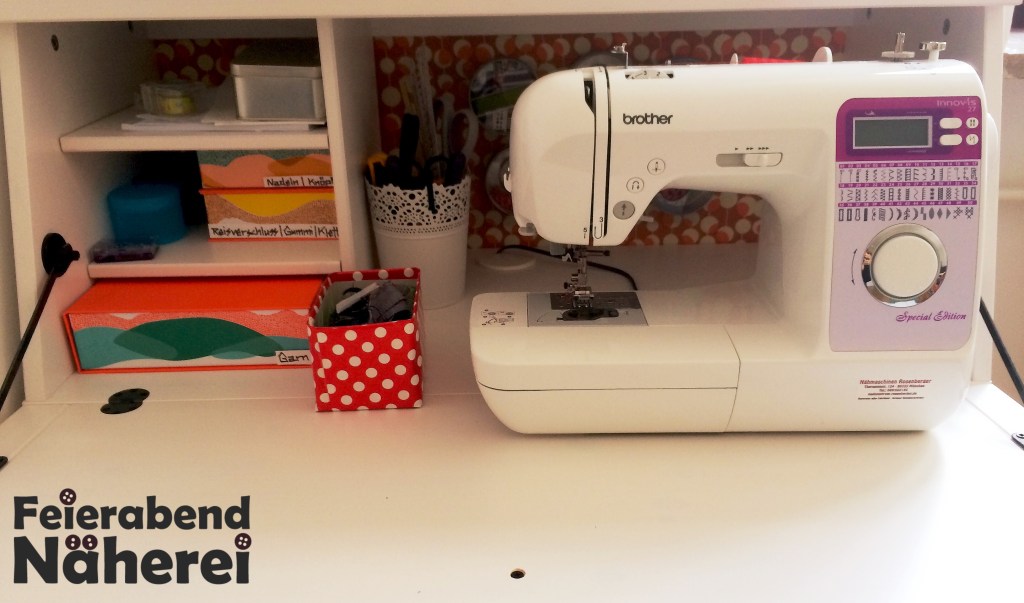 Meine Nähecke für wenig Platz oder das neue Zuhause meiner Nähmaschine
