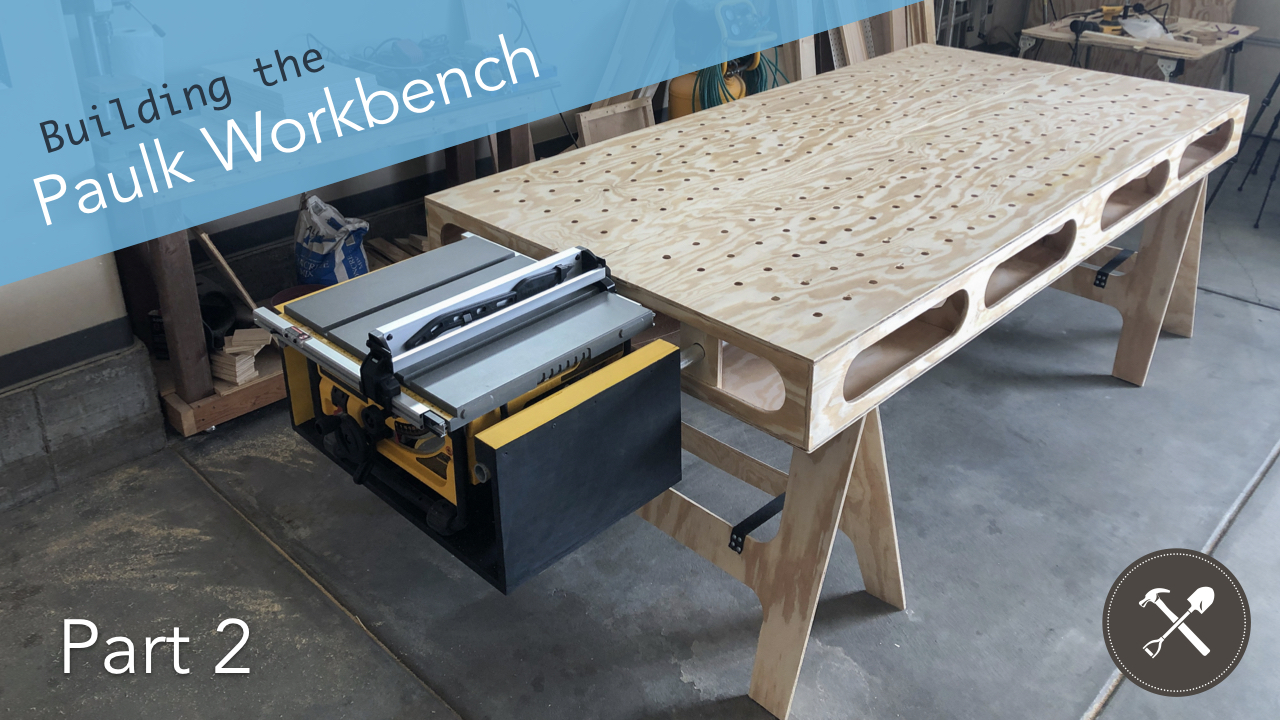 Don't forget that you could adjust the size of the diy. Building the Paulk Workbench, Part 2 | Main Torsion Box ...