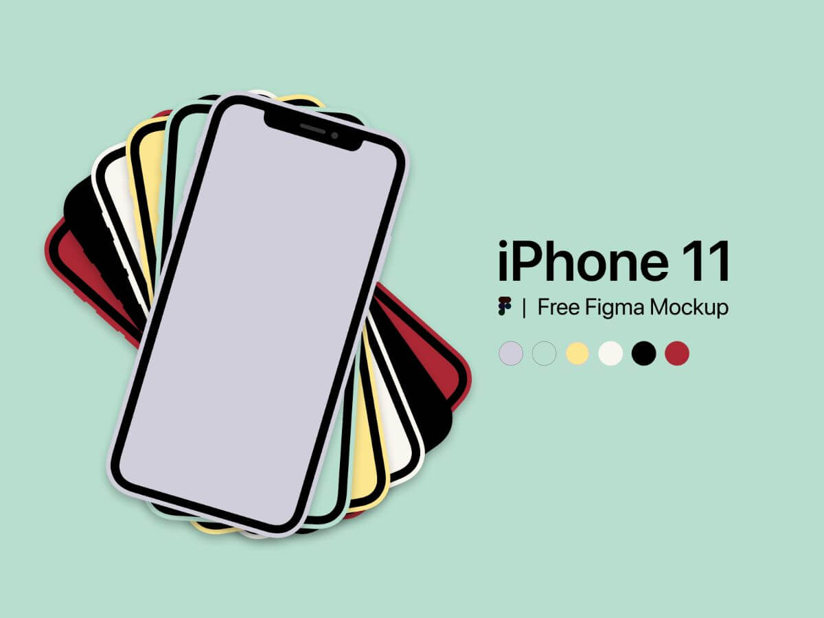 A simple vector iphone x mockup made by me. Iphone 11 And 11 Pro Figma Mockups Figma Elements