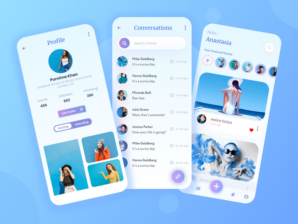 You can see also free flyer templates. Free Snapchat App Figma Redesign Template Free Figma Template