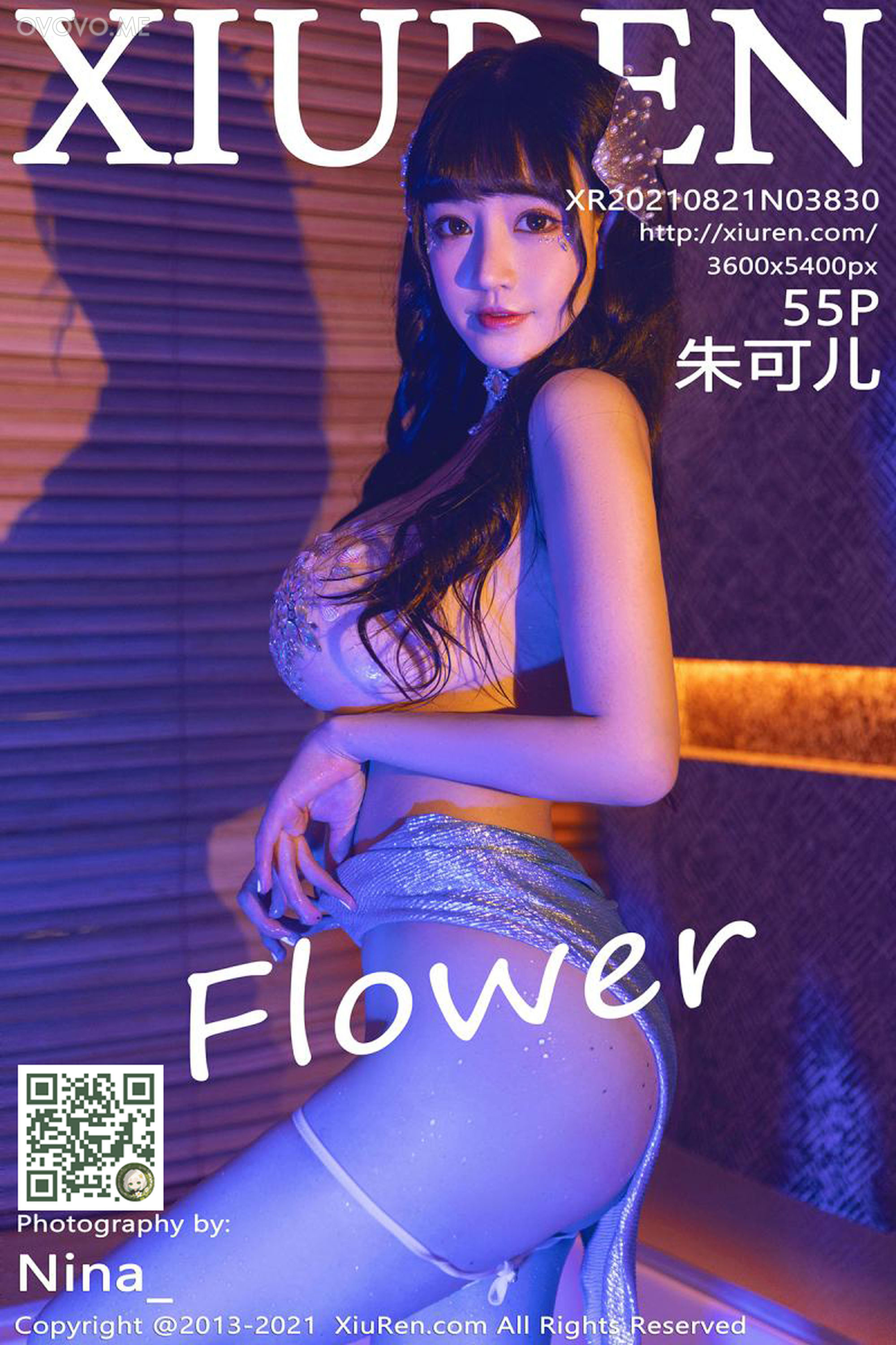 [Xiuren秀人网]2021.08.21 NO.3830 朱可儿Flower