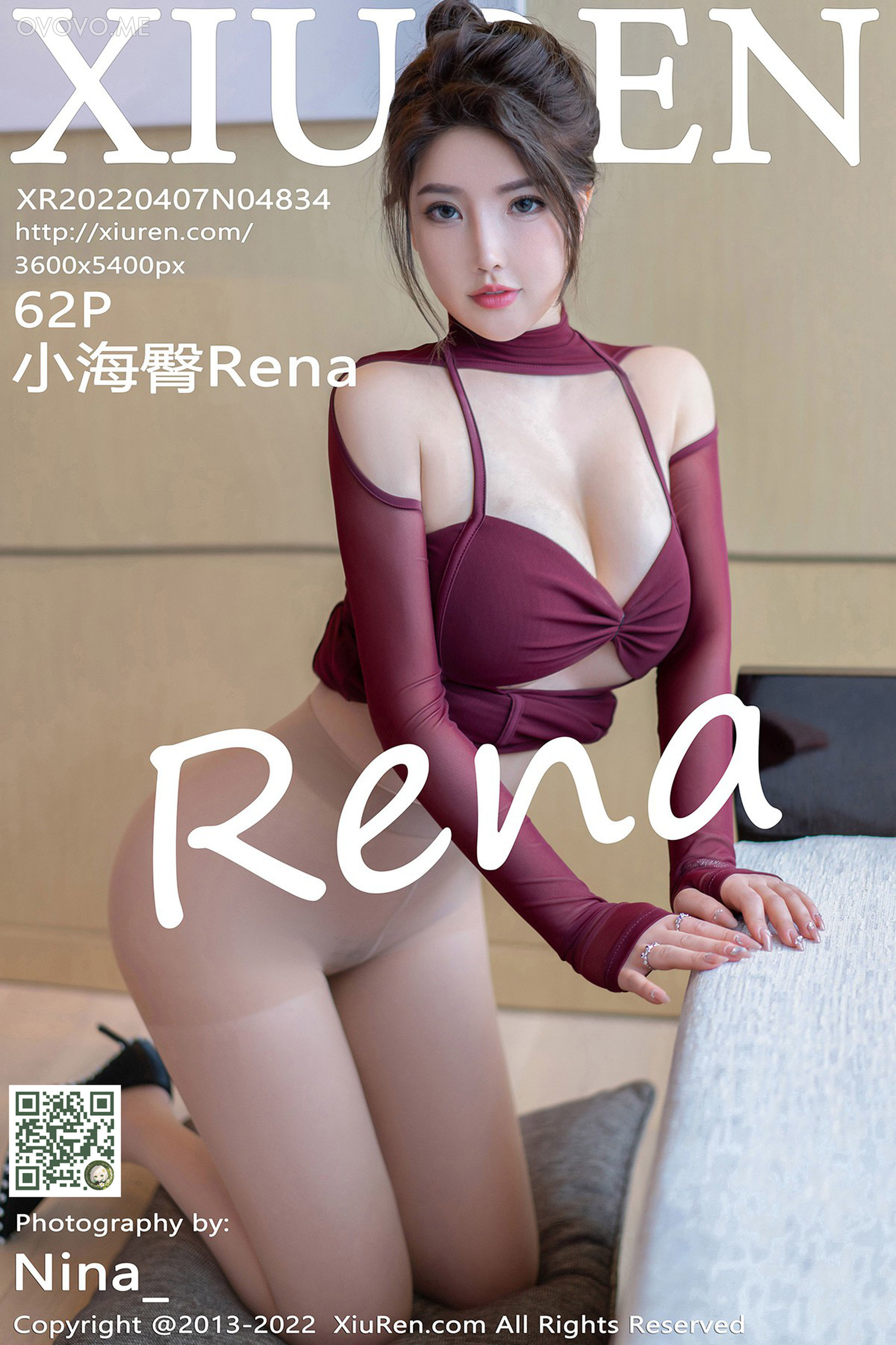 [Xiuren秀人网]2022.04.07 NO.4834 小海臀Rena