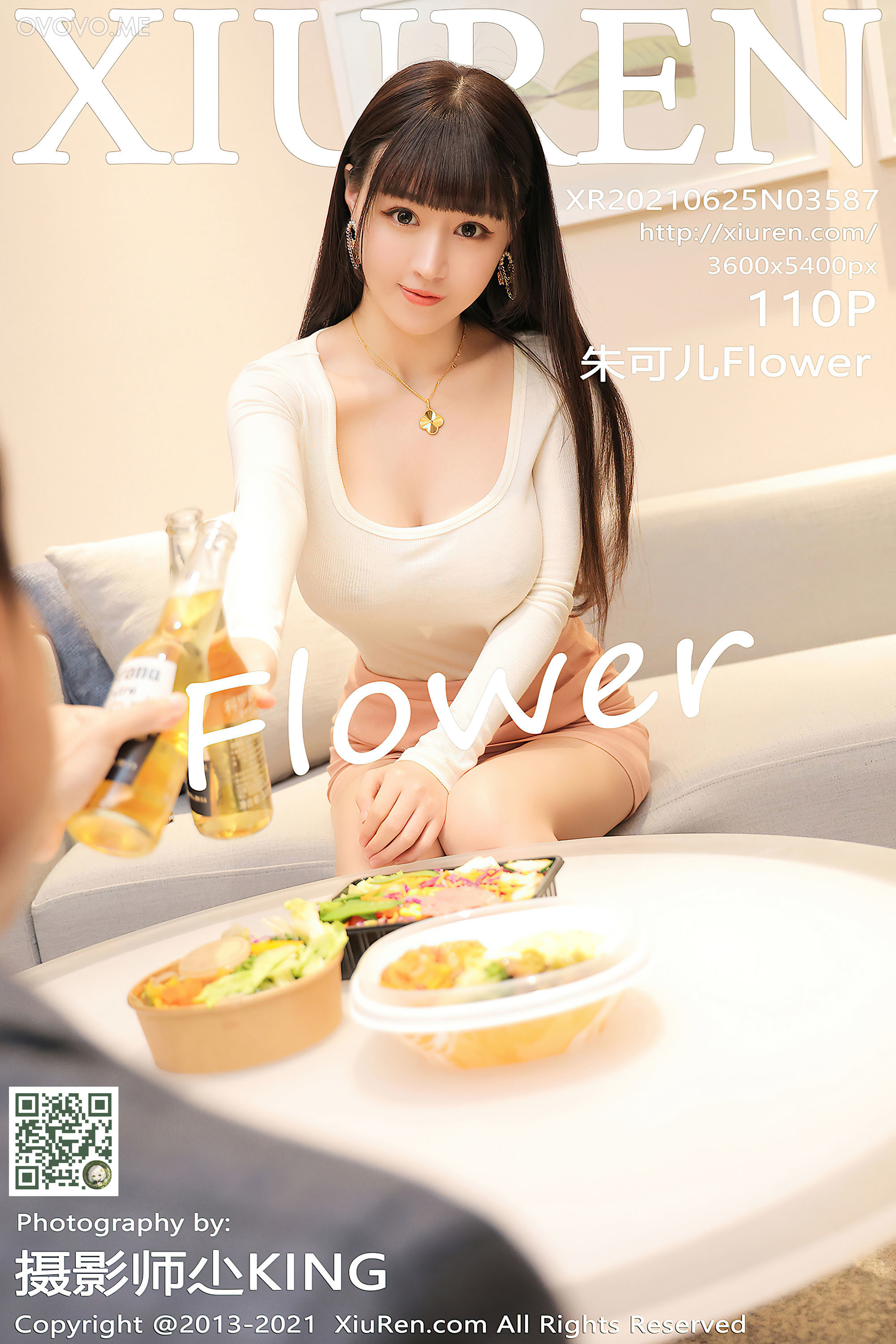 [Xiuren秀人网]2021.06.25 NO.3587 朱可儿Flower