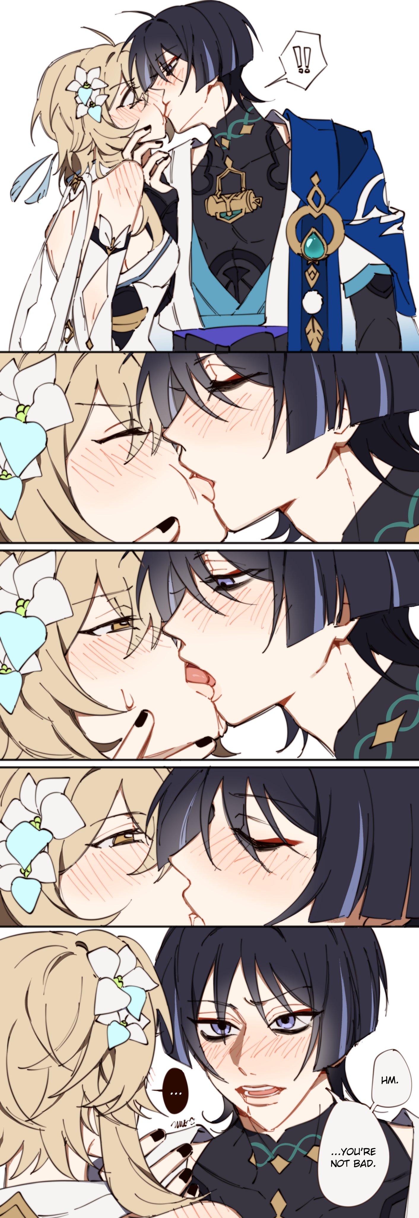 Hot Anime Kiss - Sudden Romantic Moments