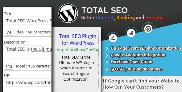 Summary · video tutorial · create a placid project · install the placid wordpress plugin · create a placid template · set up generated open graph images for your . Total SEO - Ultimate SEO Plugin for WordPress - Plugins | CodeGrape