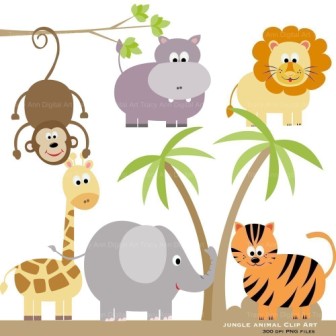 zoo animals together clipart 6109 hd wallpapers