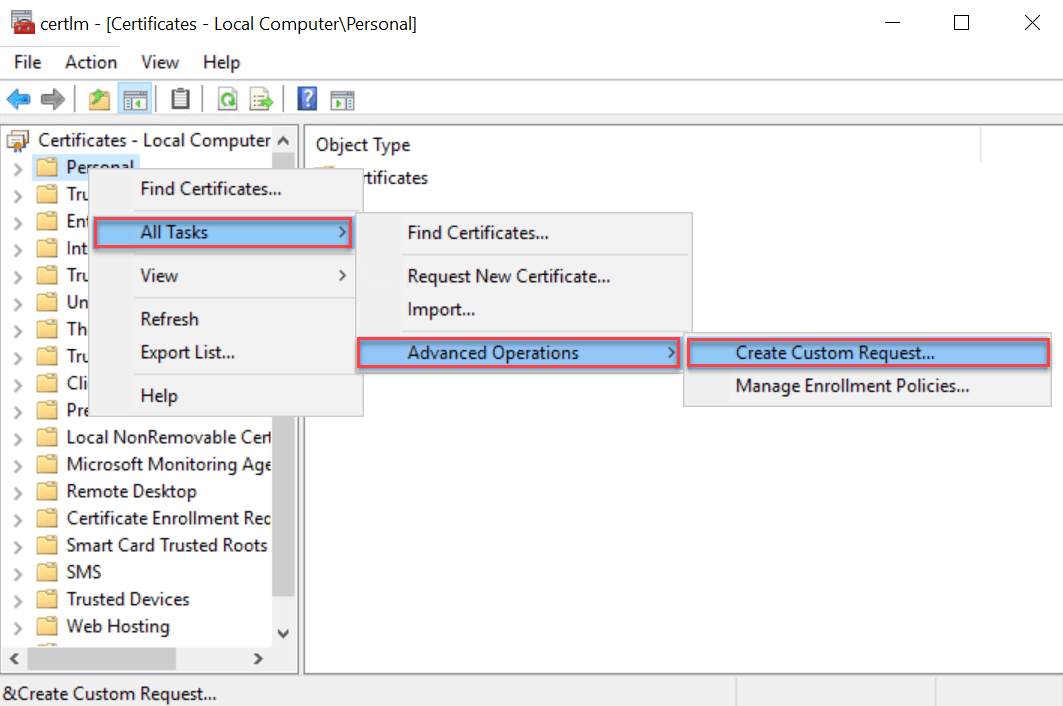 Double click on server certificate option · 2. Using A Certificate For The Https Protocol
