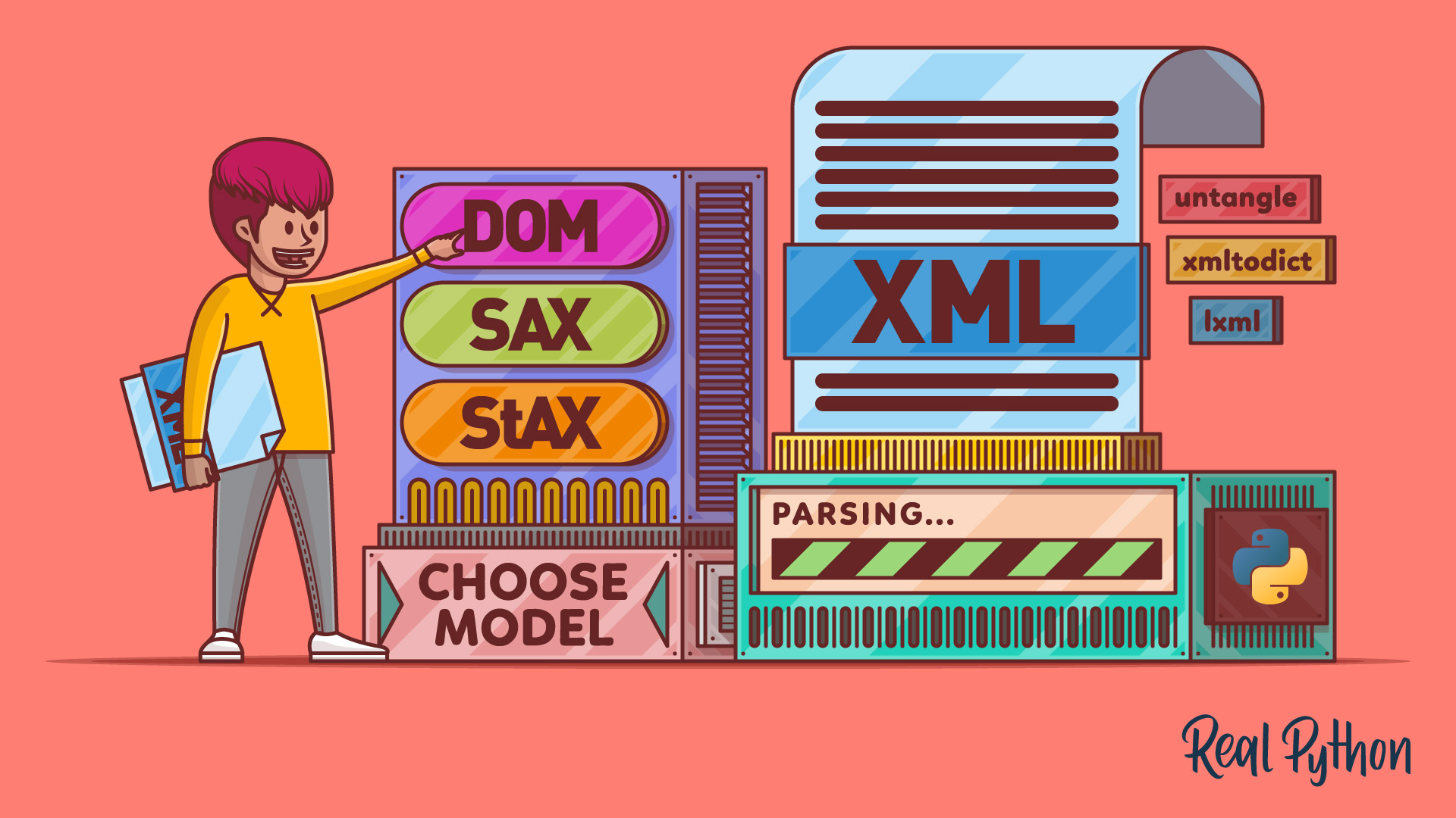 In this example will see how to call a function with yield. A Roadmap To Xml Parsers In Python Real Python