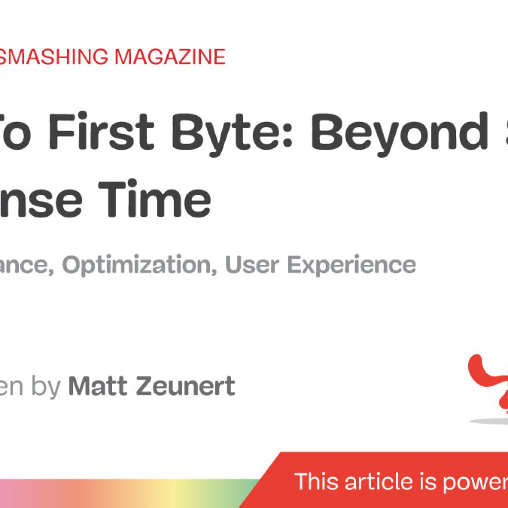 Beyond Server Response Time — Smashing Magazine Beyond Server Response Time — Smashing Magazine