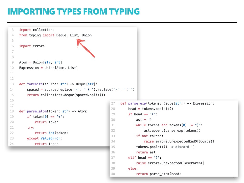 Python Type Hints Take It Easy Speaker Deck