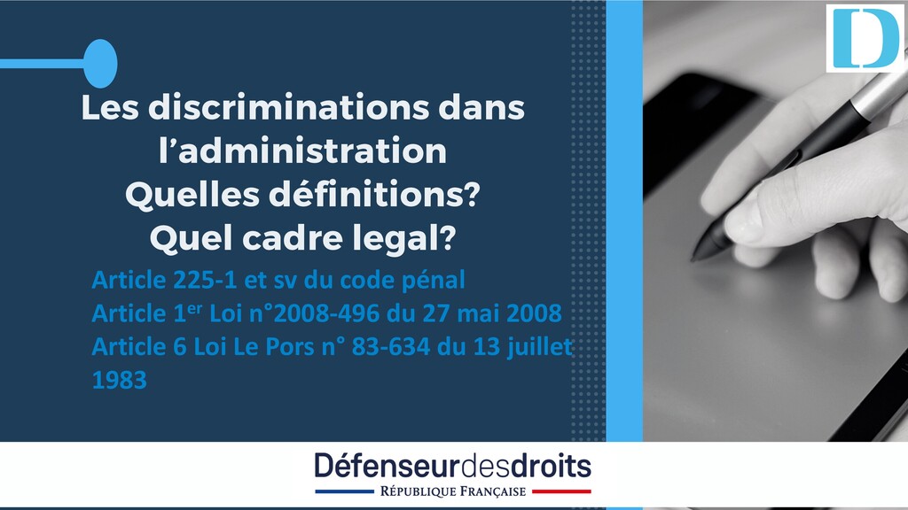 Une discrimination est directe lorsqu'elle est . 20200810 Atelierbiaisami Ia Ddd Speaker Deck