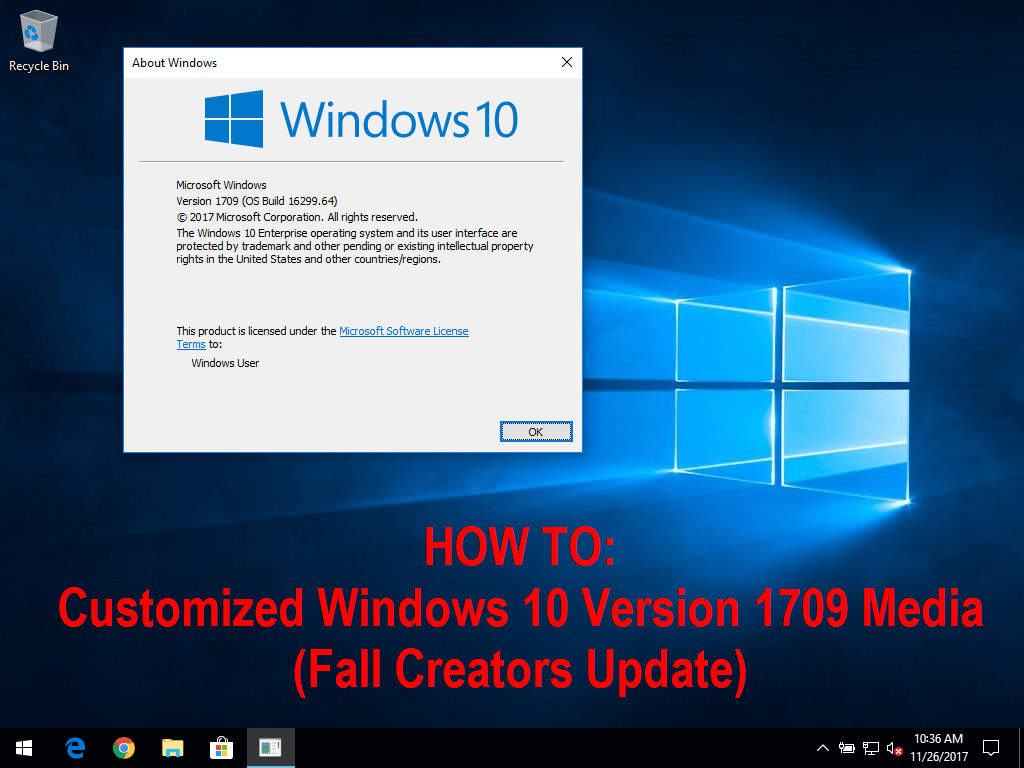 Bis zur windows 10 version 1703 konnte man über die systemsteuerung standards nach programm auswählen und entsprechend andere mailprogramme wie thunderbird oder . Creating Customized Windows 10 Version 1709 Media Iso Wim Flash Drive Final Thoughts From It