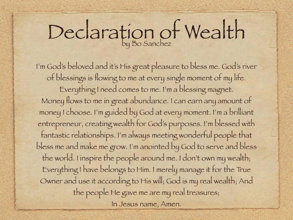 Bro Bo Sanchez Declaration Of Wealth Financial Quest