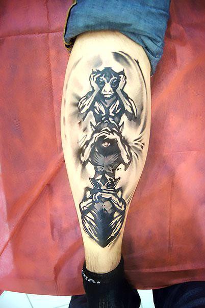 3 Monkeys Tattoo Idea 604_x_402_jpg