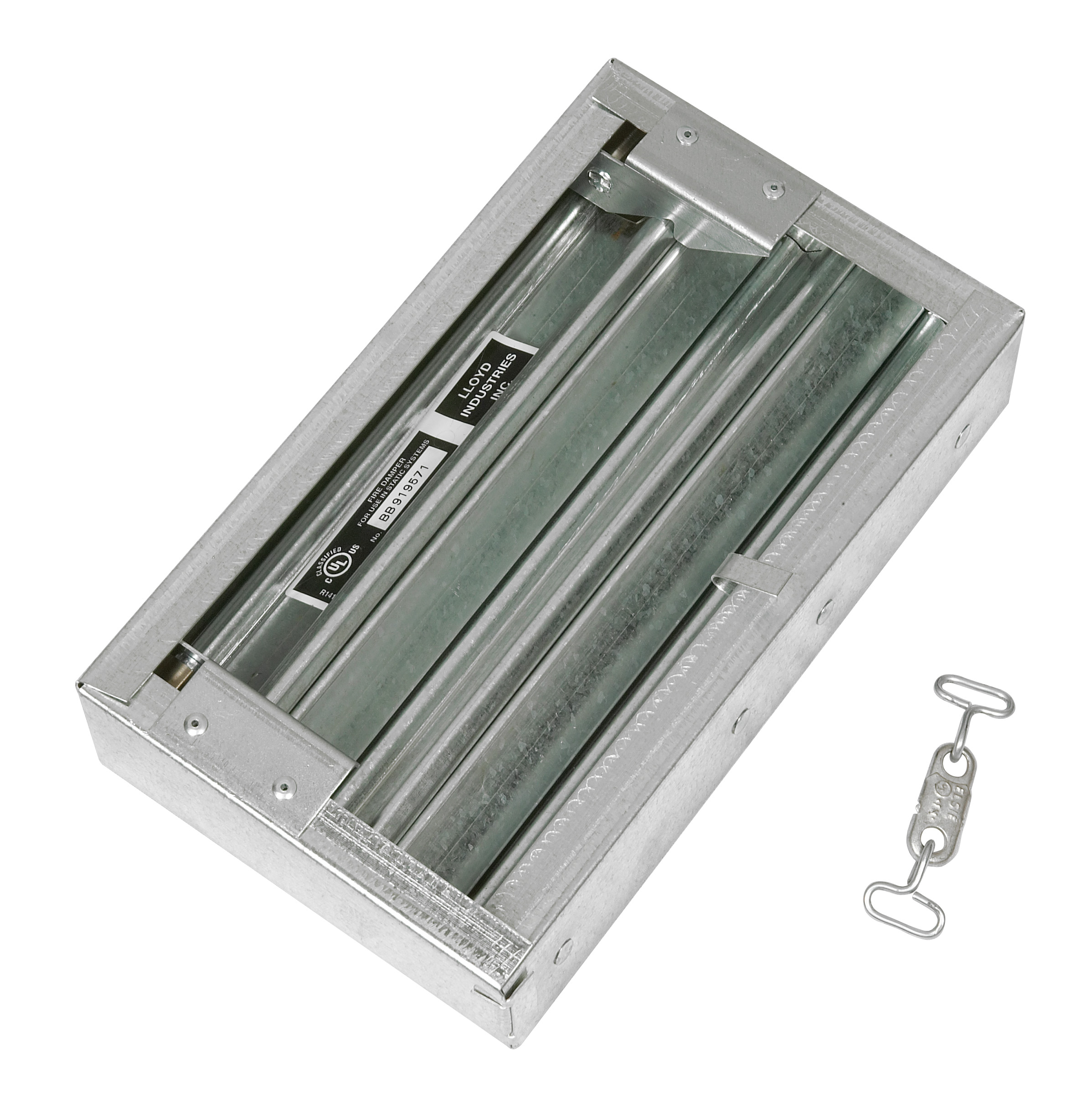 Ceiling radiation dampers combination fire and smoke dampers corridor dampers fire dampers smoke dampers ruskin® 3900 dr. 1-1/2 Hour Dynamic Thin Fire Damper # 75D-DY - Lloyd