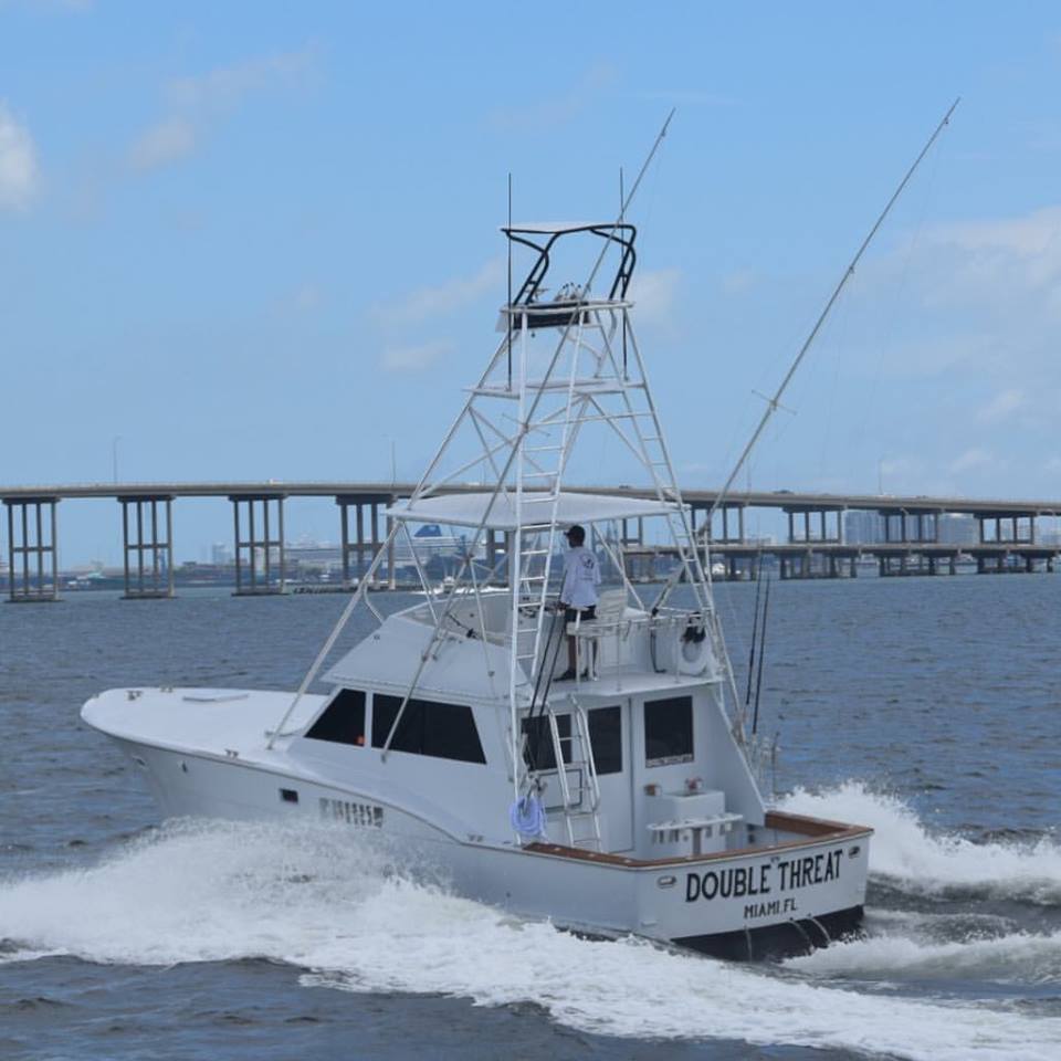 Ideal for these passenger boats vary in length from 15ft to 216ft and can carry 8 to 1,000 passengers. Tournament Style Miami Fishing Charters Double Threat Charters