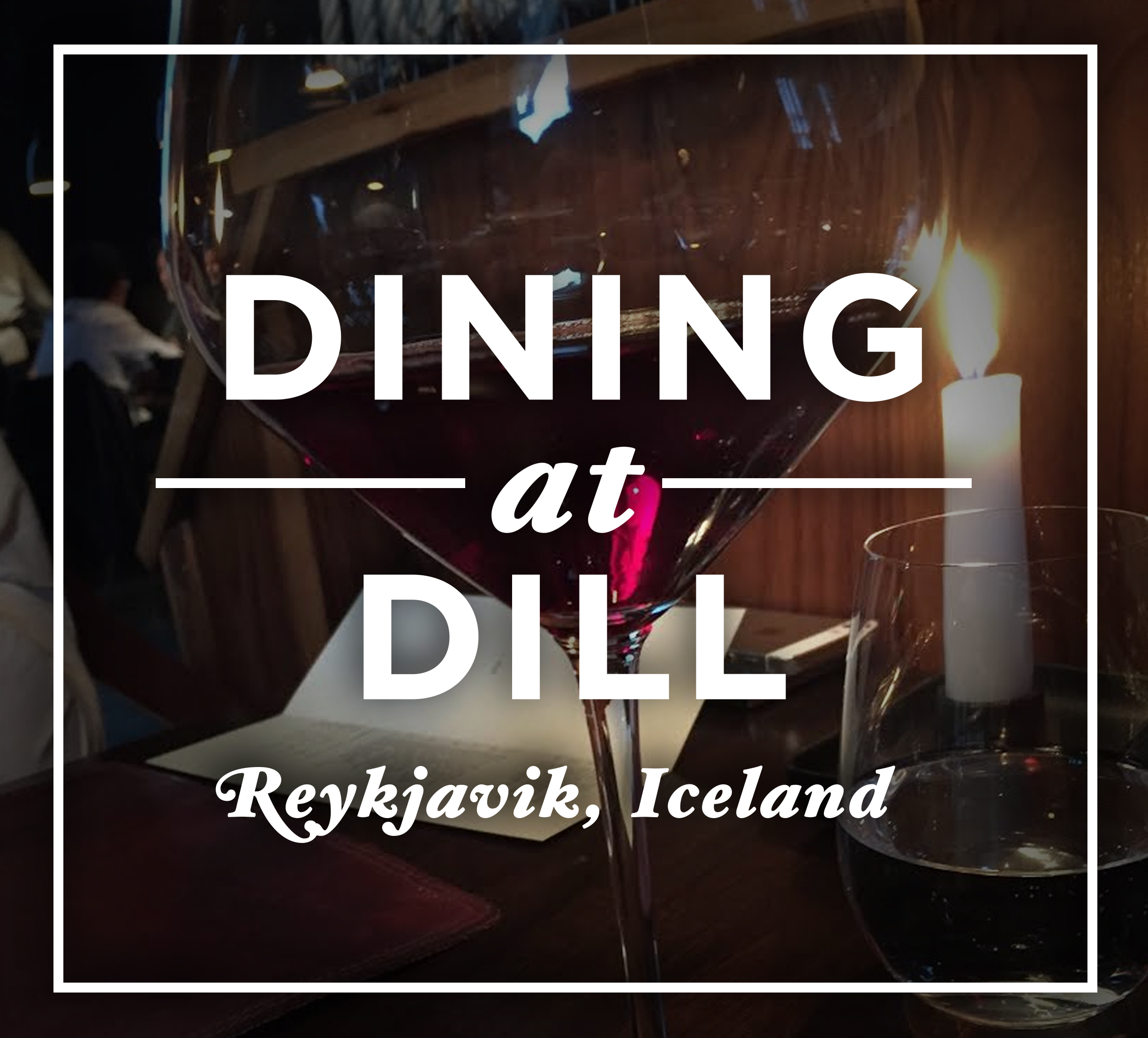 Dining at Dill (Reykjavik, Iceland) Fish Out of Malbec