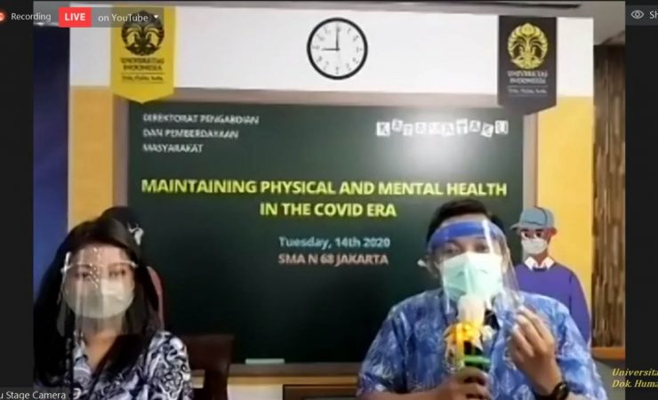 Tim Katamataku UI Beri Penyuluhan Kesehatan Mental dan Fisik Secara Daring  bagi Siswa dan Guru SMA - FKUI