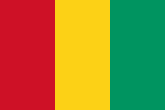 Rødt Flag Med Grøn Stjerne