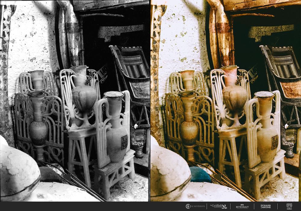 Her eyes open and close when she is put . Color Photos Of The 1922 Discovery of Tutankhamunâs Tomb