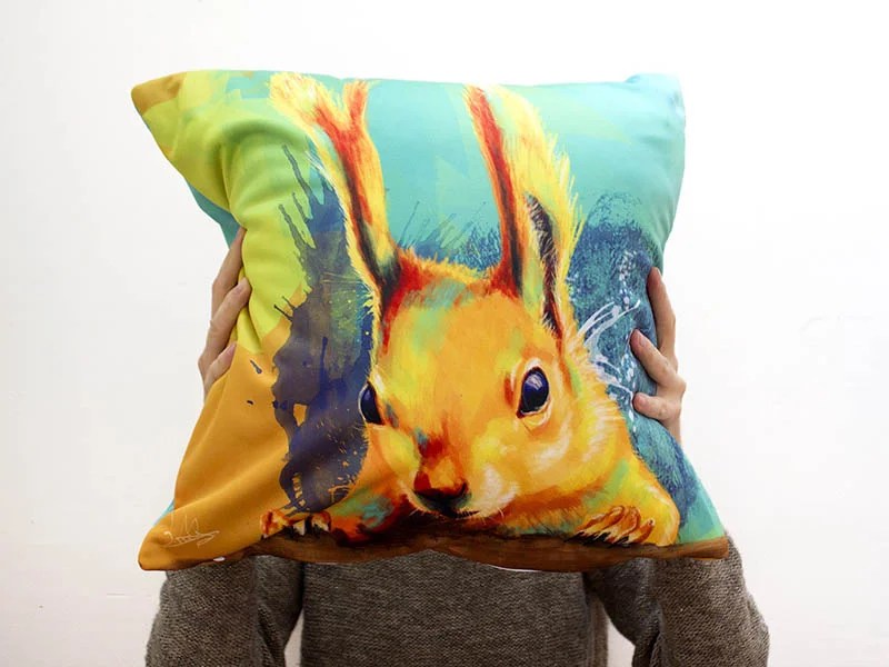 squirrel pillow
