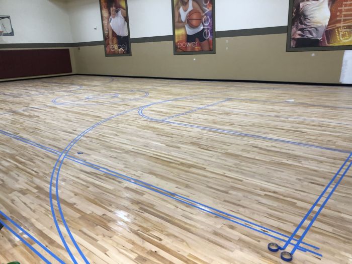 La Fitness basketball court - Chicago, FLOORecki LLC, Flooring ... La Fitness basketball court - Chicago, FLOORecki LLC, Flooring ...