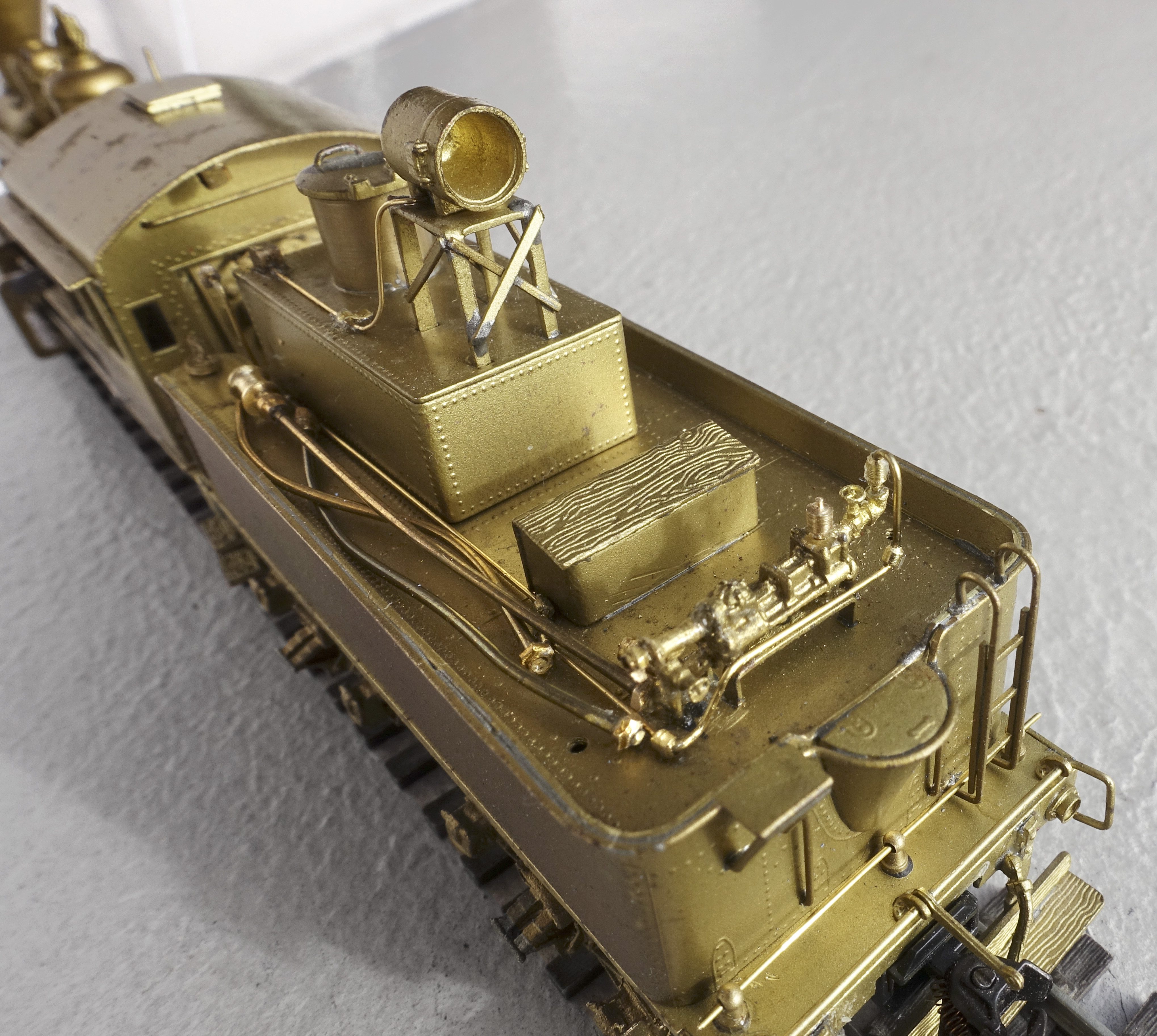 Die krawatten werden dort an diesem tag abgeschnitten, um den rangunterschied . Polson Logging Railroad 2-6-2 # 45 Â« Fluhdesign