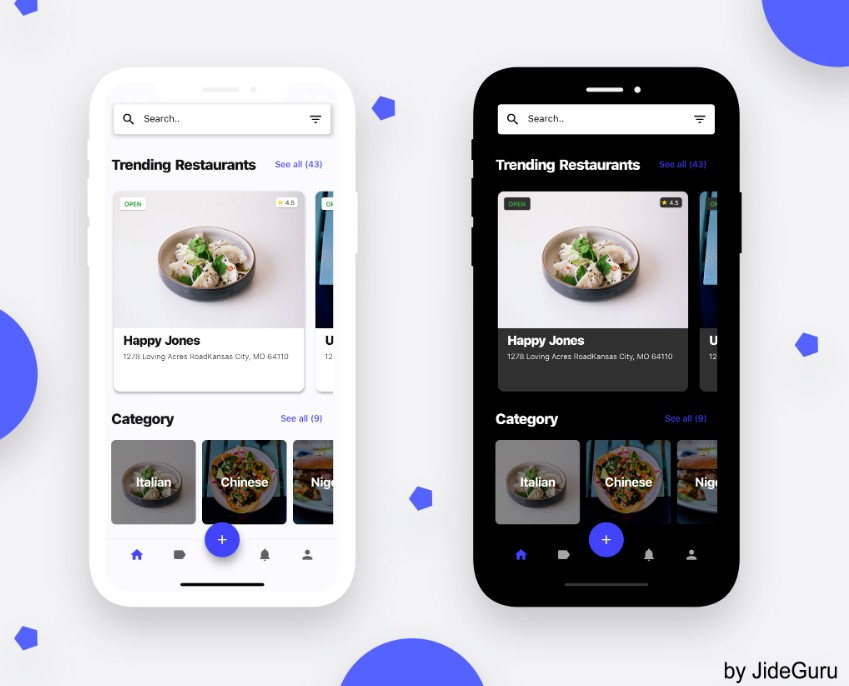 You can change the progressdialog position by setting the gravity to top, bottom, etc. Flutter representation of a Restaurant app UI i found on
