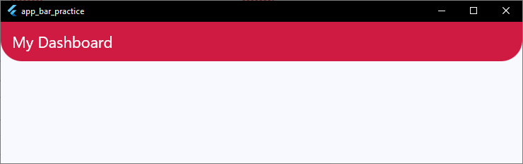 Rounded AppBars and Border Radius