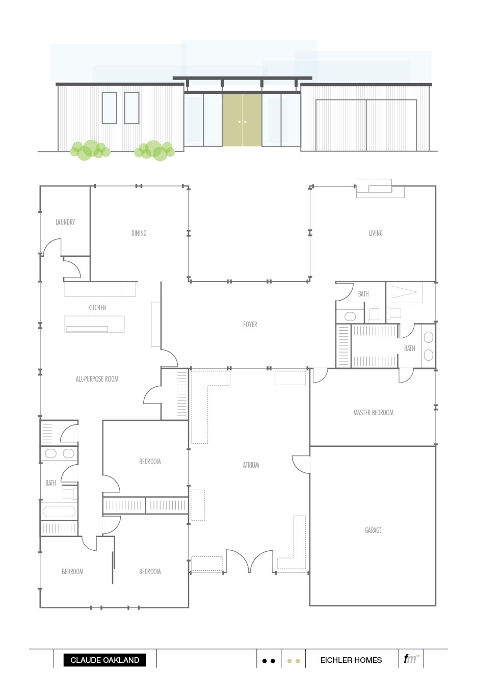 Inspirational Eichler Homes Floor Plans