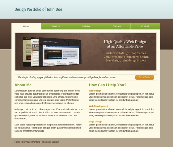 Wizard is a portfolio html template, using most popular design trends as html5, css3 and jquery. Clean Portfolio Template Folio Focus