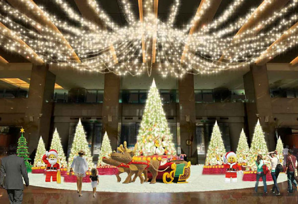 全台最大14米高LEGO耶誕老人現身！新北耶誕城12/3開幕