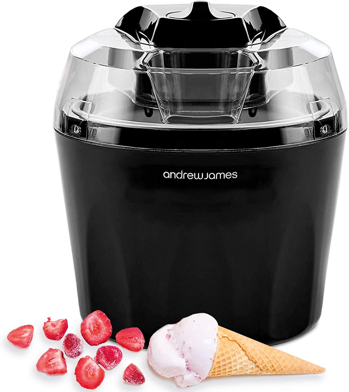 Andrew James Ice Cream Maker Machine Makes Delicious Soft Ice Cream Detachable Mixing Paddle Andrew James Ice Cream Maker Machine Makes Delicious Soft Ice Cream Detachable Mixing Paddle