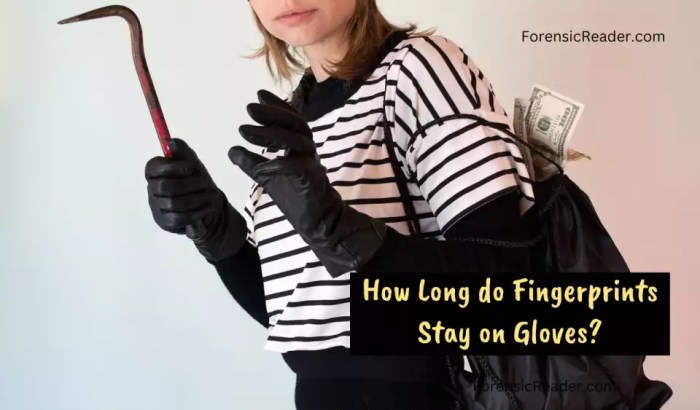 What type of gloves don t leave fingerprints