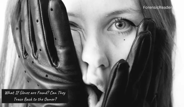 Do medical gloves leave fingerprints