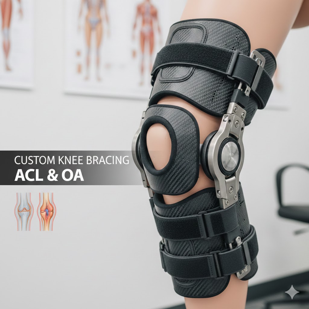 Custom Knee Bracing (ACL & OA)