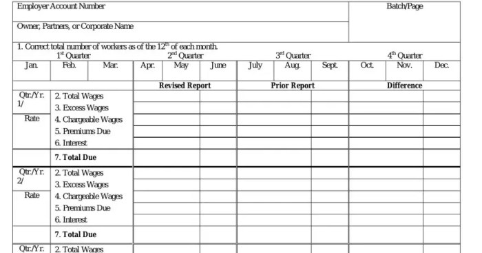 pdf instructions quarterly forms form report printable