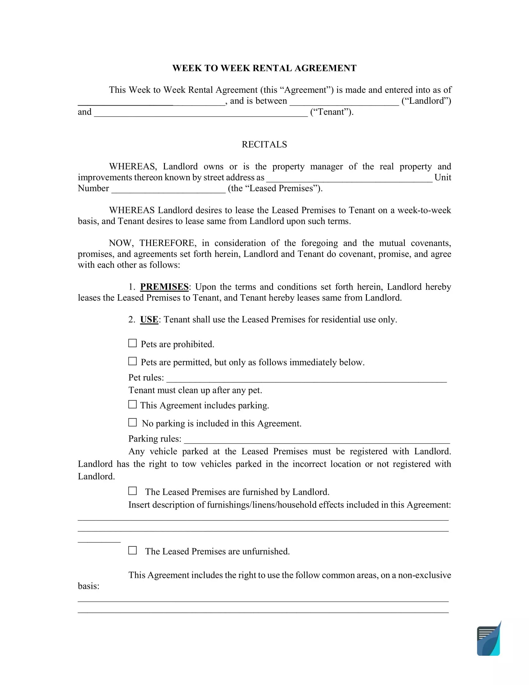Home Rental Contract Template Home Rental Contract Template