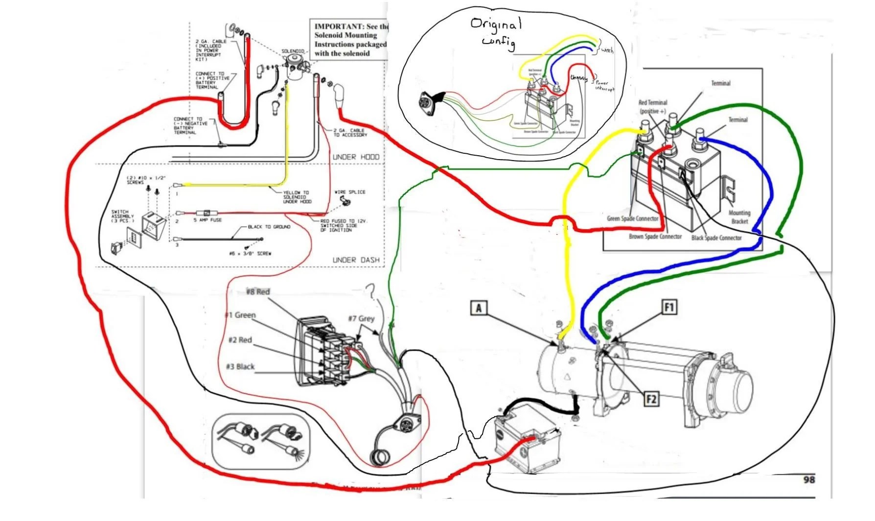 A schematic reveals the plan and also feature for an electric circuit, however is not concerned with the physical format of the wires. Warn A2000 Winch Solenoid Wiring Diagram - Wiring Diagram and Schematic