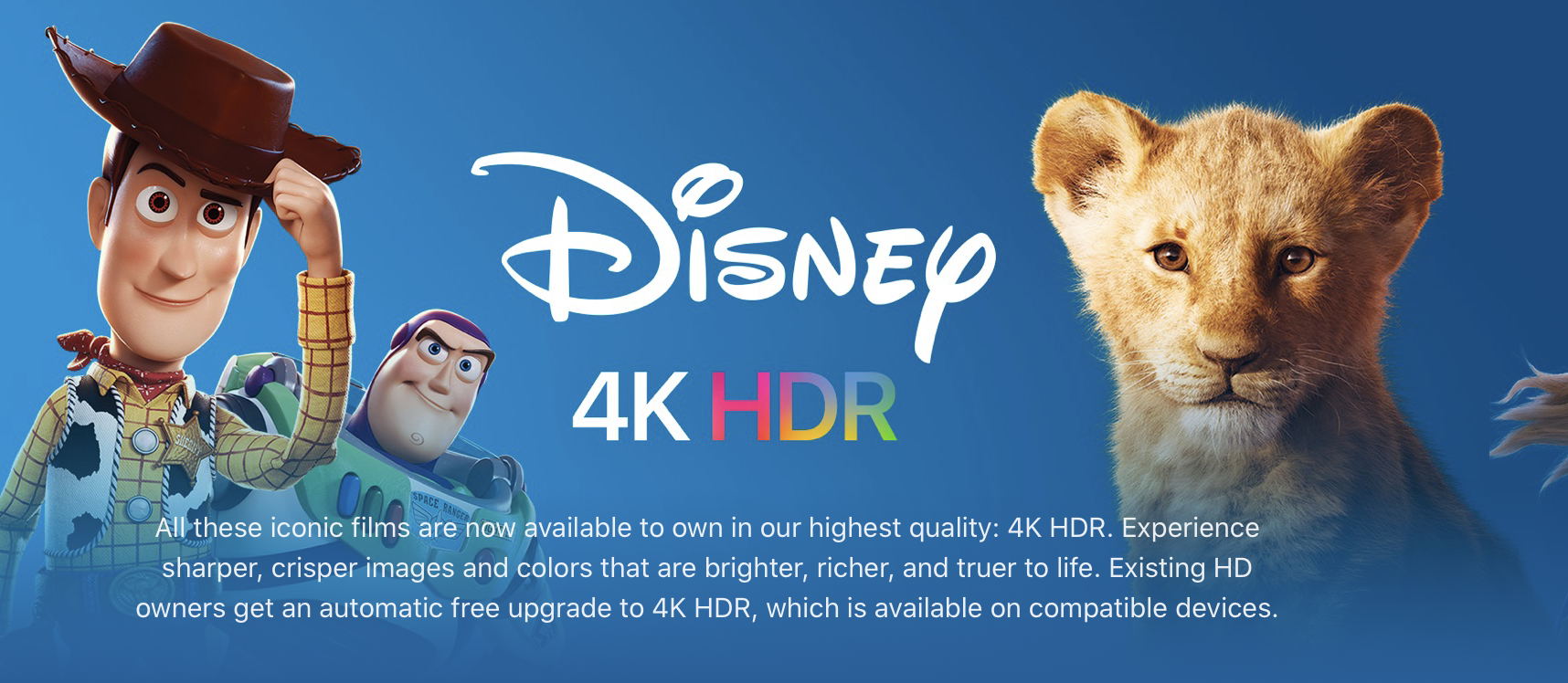 Vudu is a great place for streaming movies which are generally considered as paid offerings on other platforms. Disney Movies Showing as Available in 4K on iTunes Store in Select Countries | MacRumors Forums
