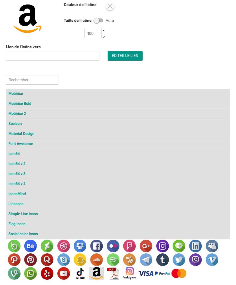 Social Color Icons Add On Mobirise Forums