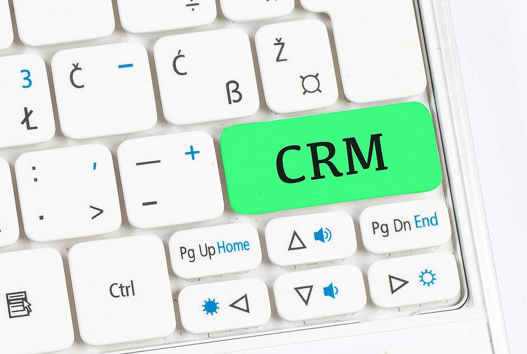 CRM software dashboard for small business with sales pipeline and contact management