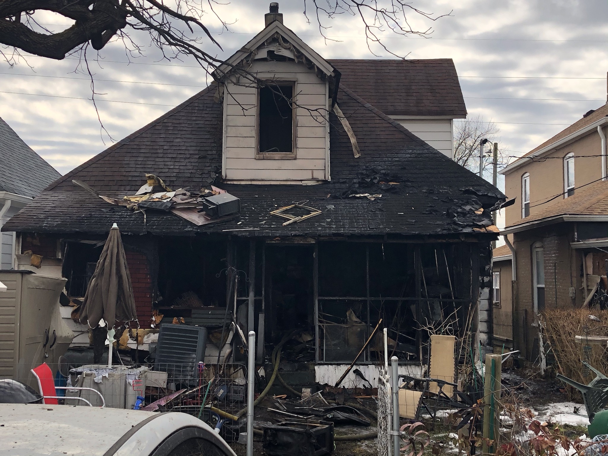 Man in critical condition after near east side house fire | Fox 59
