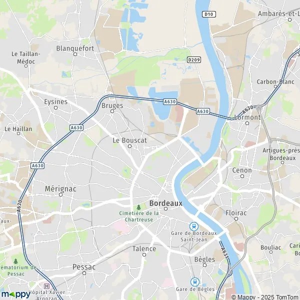 Lens – Bordeaux : Plan bordeaux : carte de bordeaux (33000) et infos pratiques