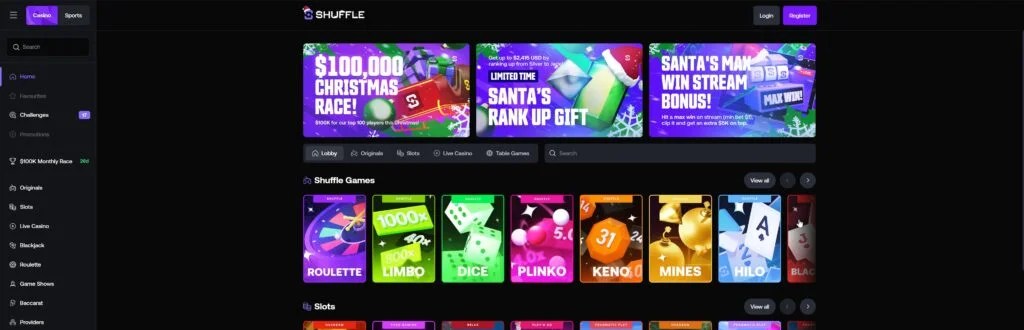 Beginnen Sie noch heute mit Shuffle Casino in Österreich und siegen Sie!