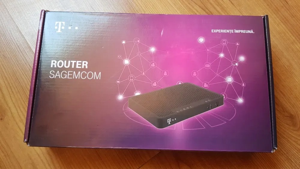 Pe mine ținut muntos expirat cauți cablu fibra optica internet si tv? Router Telekom wireless cu fibra optica tv si telefon